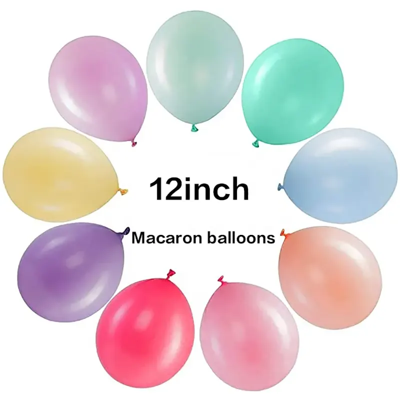 Balões de látex de macaron de 12 polegadas