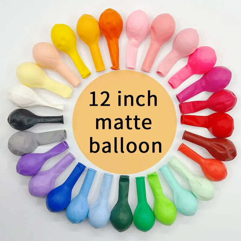 Balão fosco de 12 polegadas