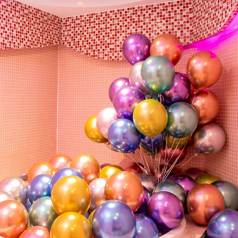 Balão de látex metálico de 18 polegadas