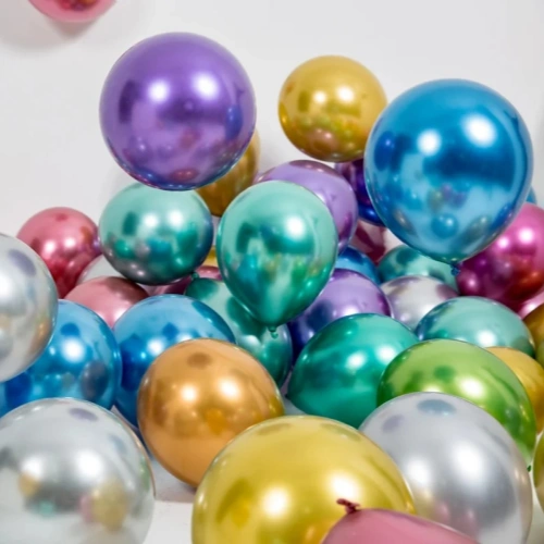 Atualização de fábrica: produção em massa de balões cromados e bobo