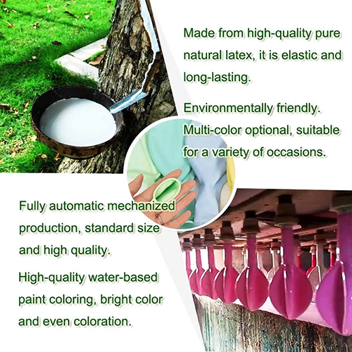 Látex do Sudeste Asiático: núcleo de balão premium no atacado