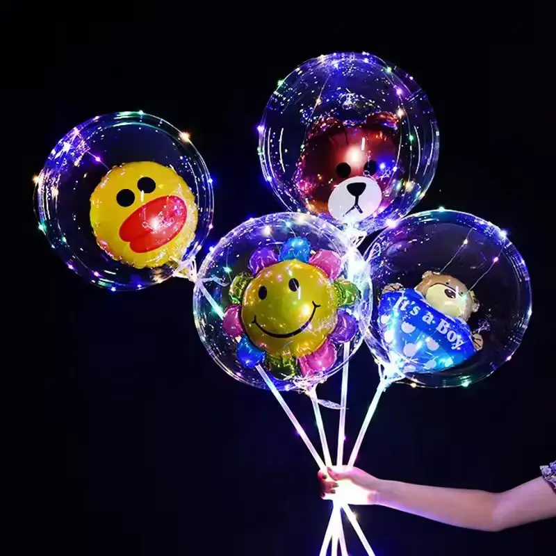 O método de produção de balões LED BOBO