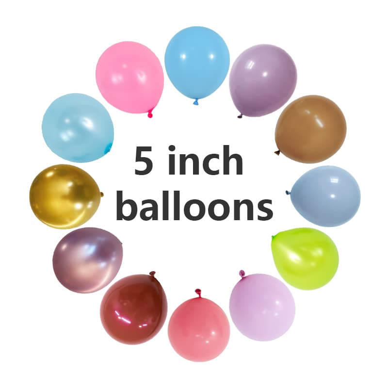 balão de látex de 5 polegadas