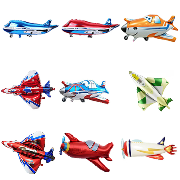 Balão de alumínio de avião