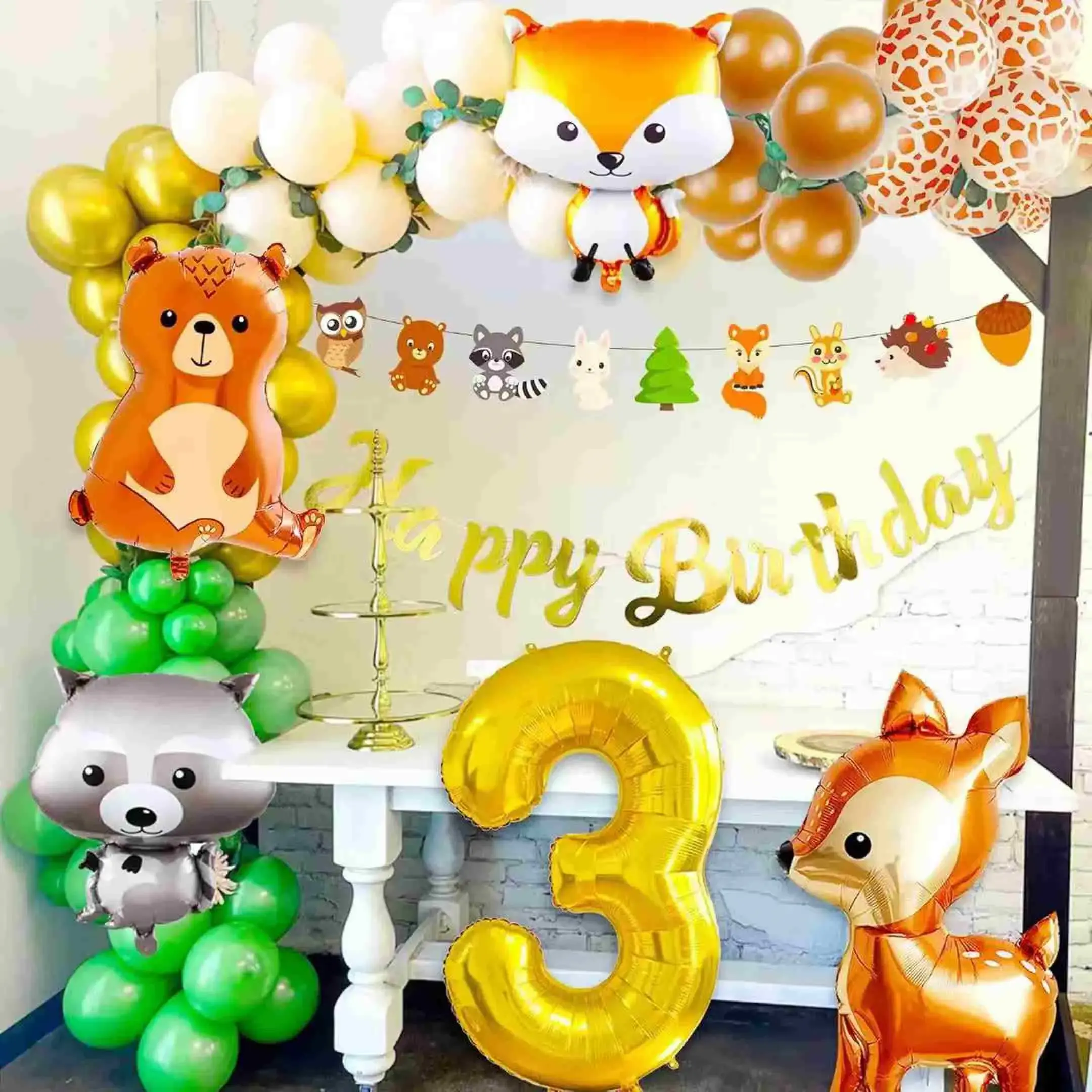 Kits de guirlanda de balão com tema animal