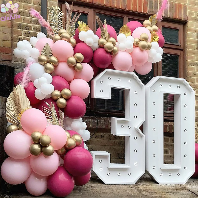 arco de balão de aniversário