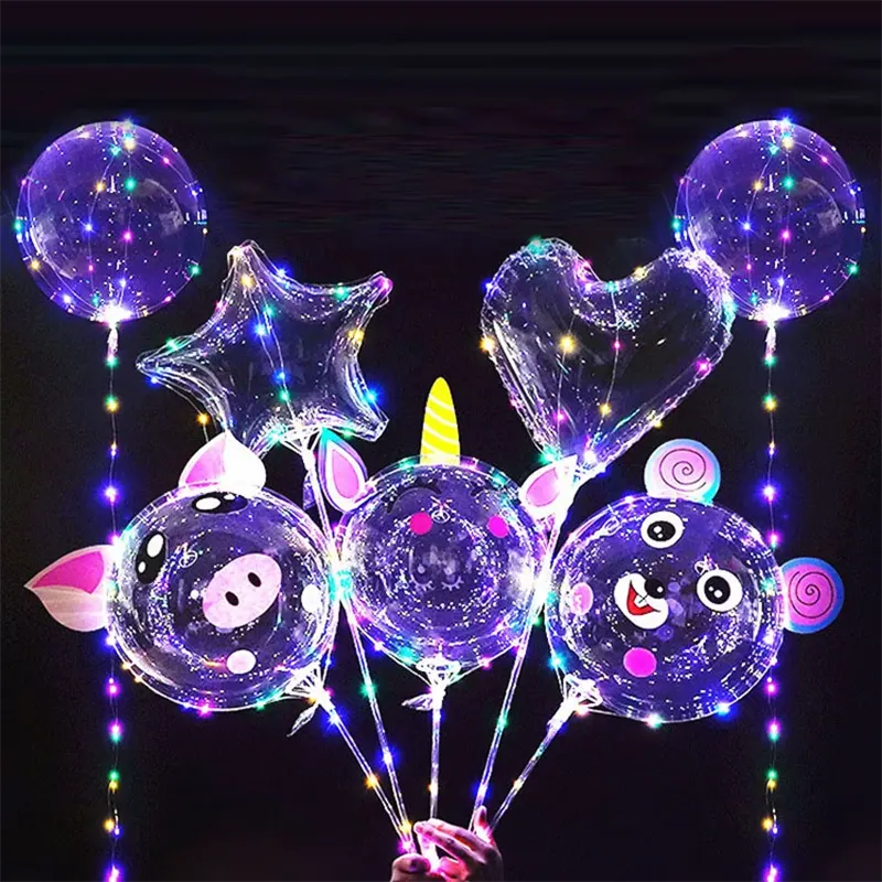 Balão com luzes
