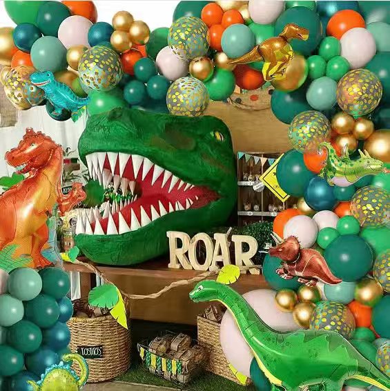 Balões de festa de animais da floresta