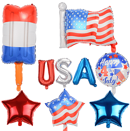 Feliz balão de 4 de julho