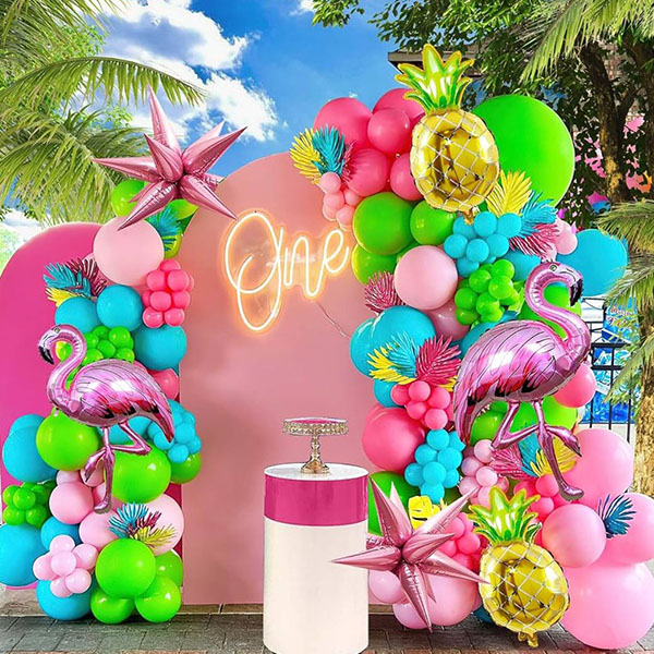 Kit de guirlanda de balão com tema havaiano