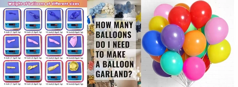 How many balloons are needed to make a balloon arch