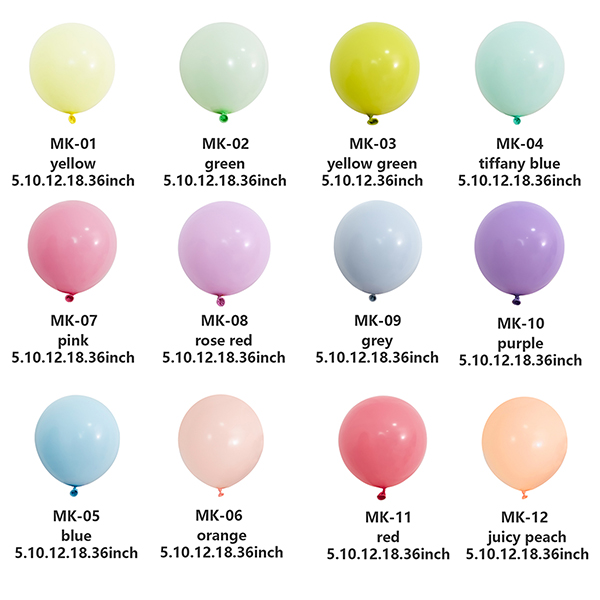 Balões de látex Macaron de 36 polegadas