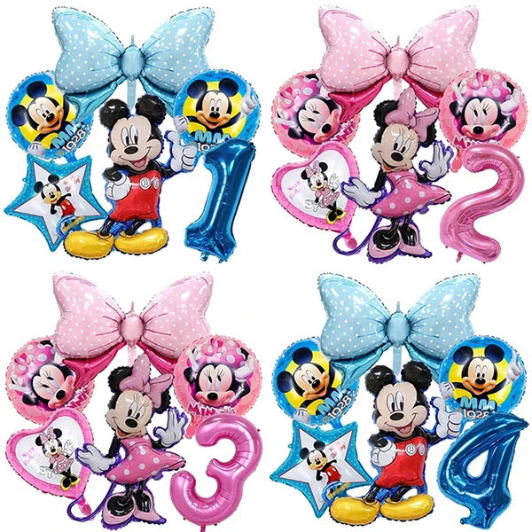 Kits de balão de alumínio Mickey Minnie
