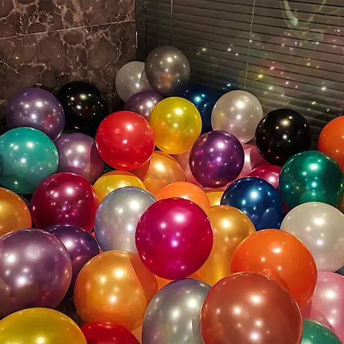 Balões de látex pérola