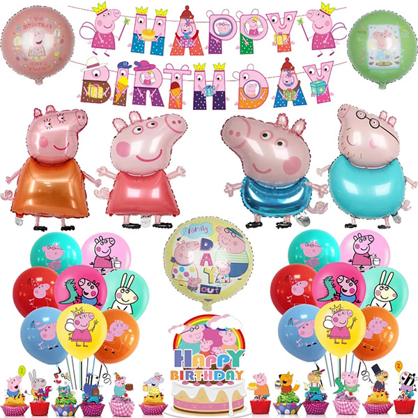 Balão de porco peppa