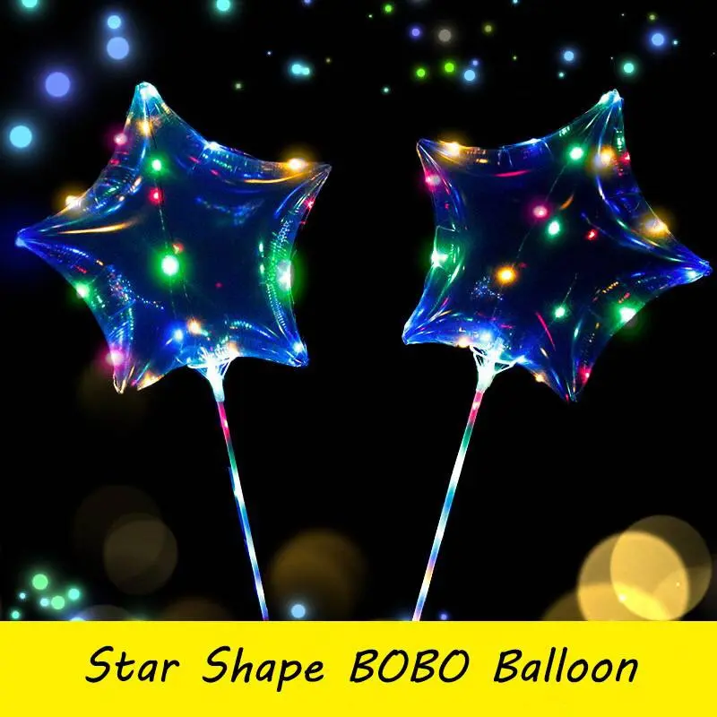 Balões Bobo em formato de estrela