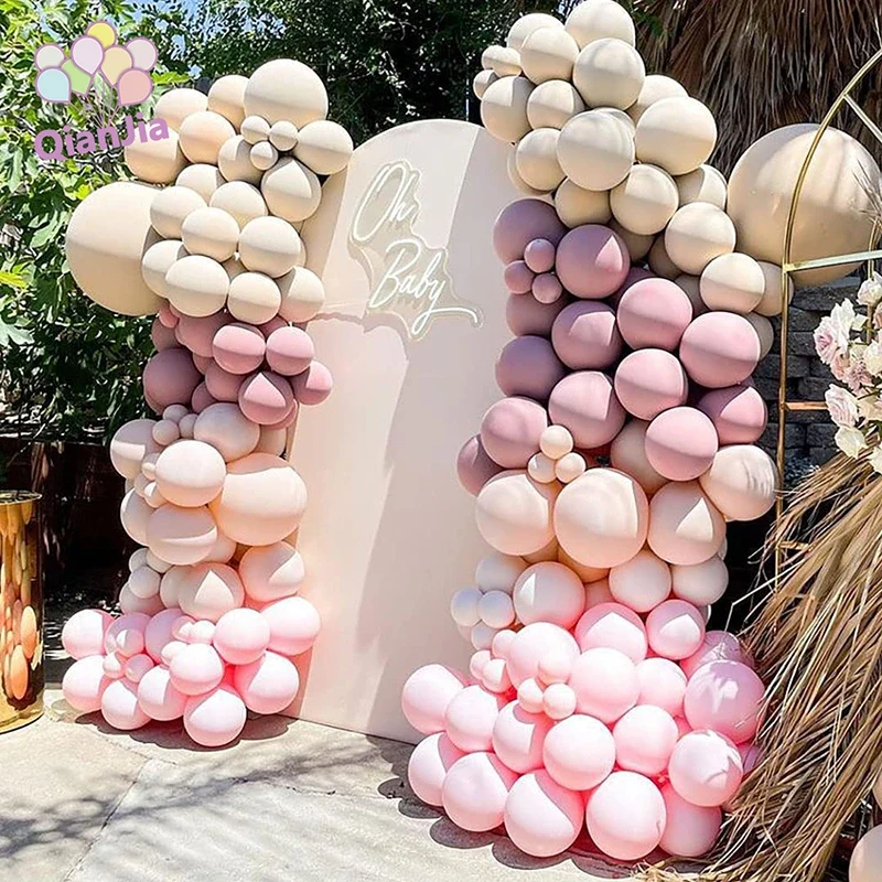 Arco de guirlanda de balão de casamento